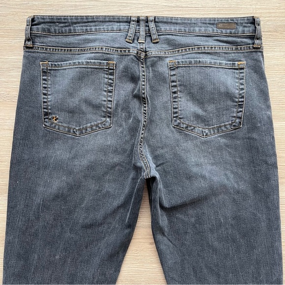 Kut From The Kloth Jeans Catherine Boyfriend Distressed Stretch Washed Black 16 - Picture 5 of 13